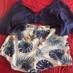 Shein XXL 2 piece shorts set